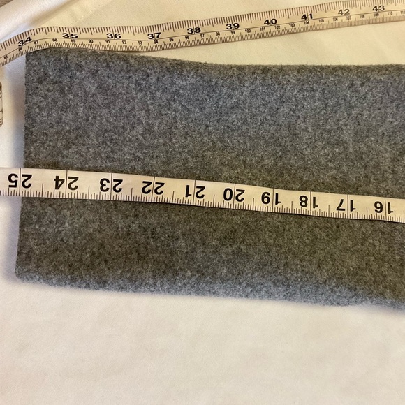 ZARA Gray Belted Coat Long Sleeve Pockets Size S - Picture 9 of 12